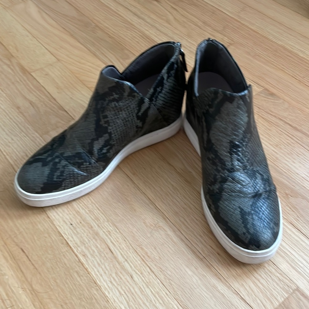 Dr Scholls Snake Print Wedge Sneaker